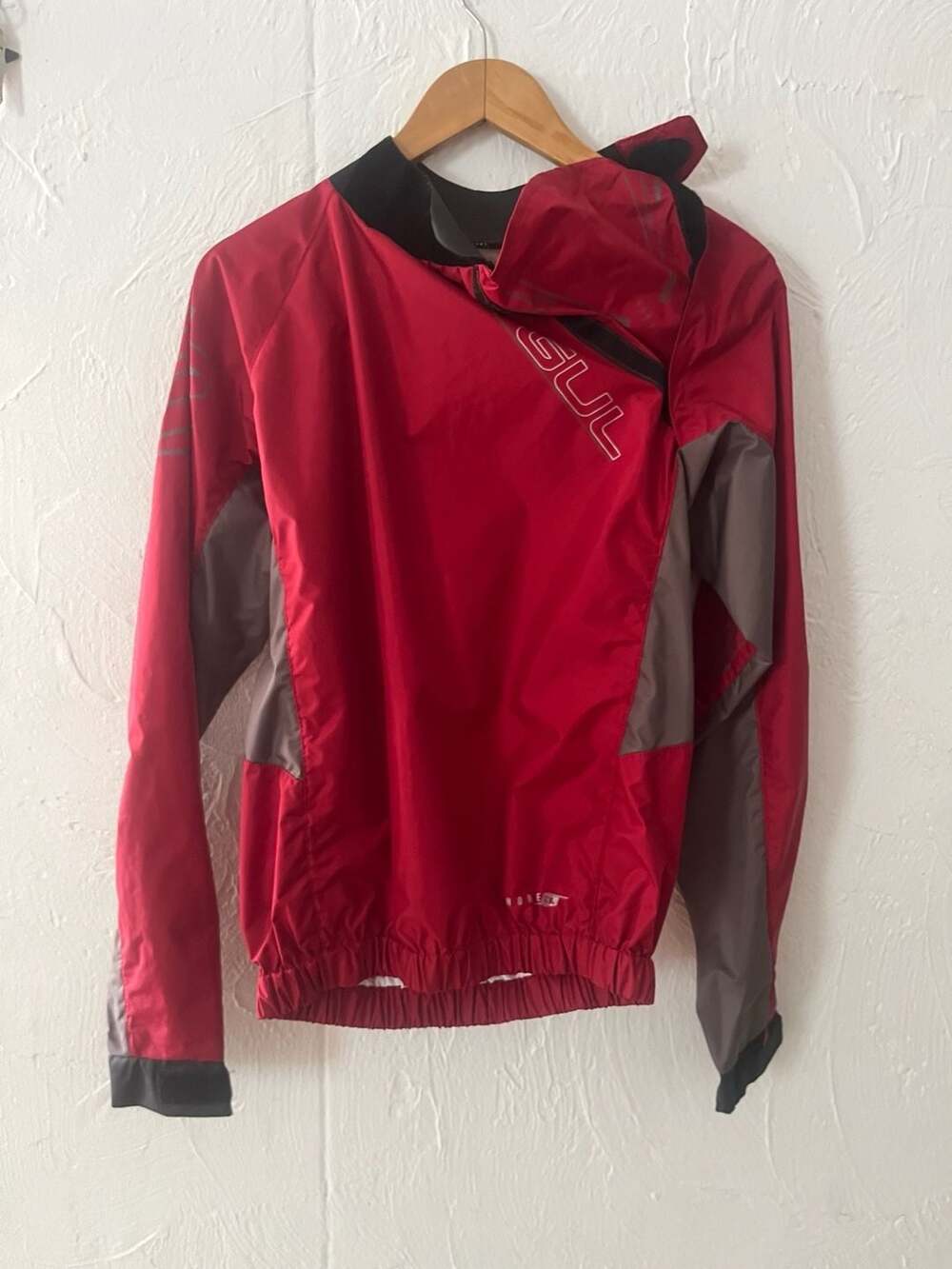 Gul Performance Apparel Red and Grey Spraytop Windbreaker Jacket